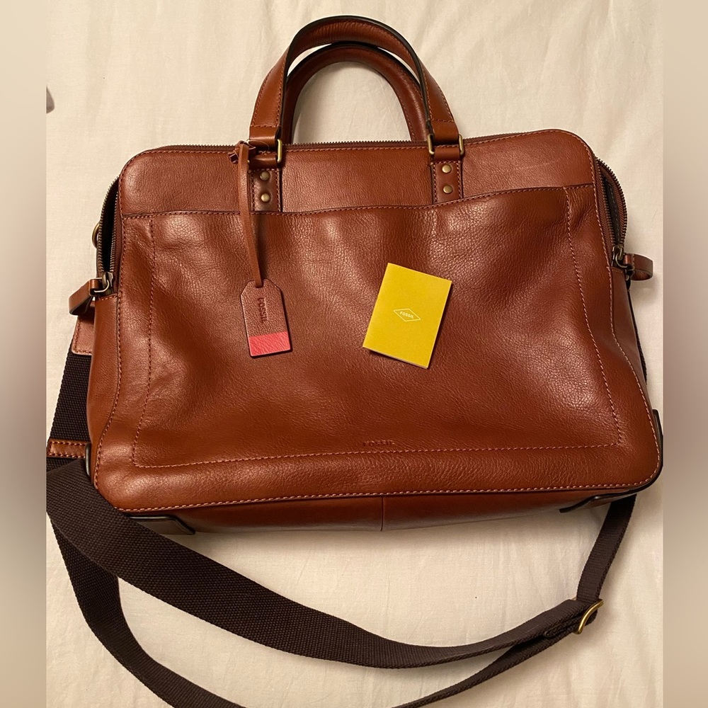 Fossil leather brief